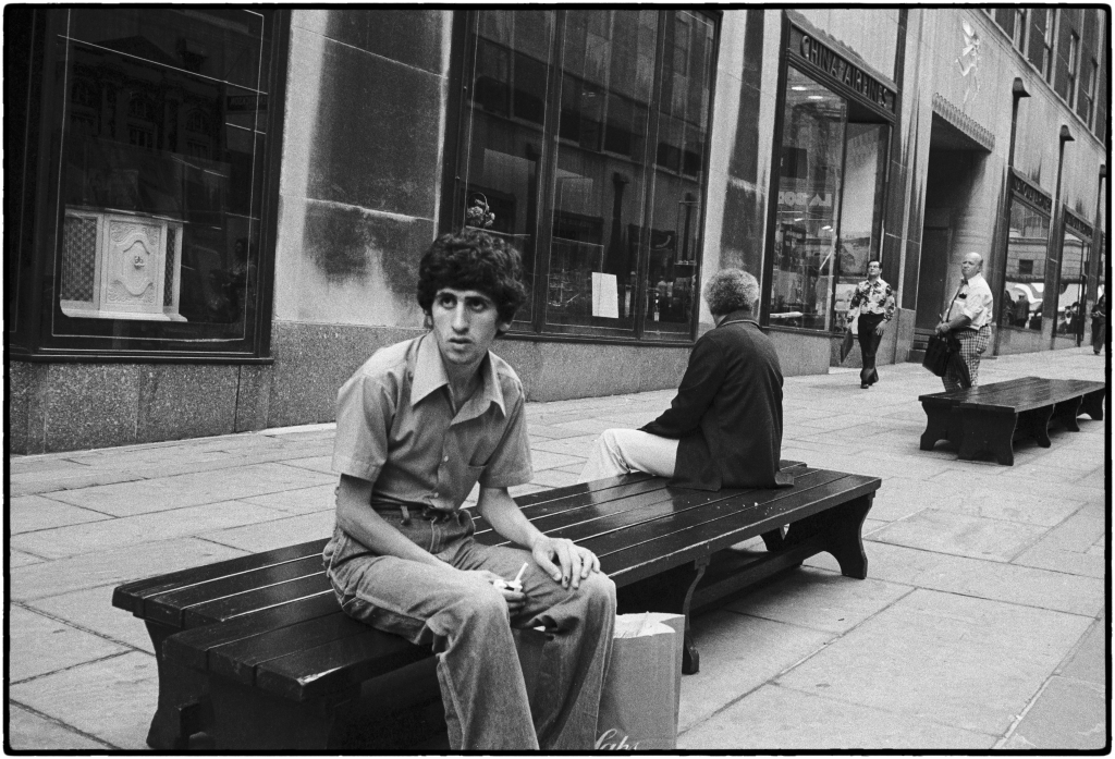 Banc public#2 Manhattan New-York USA 1976