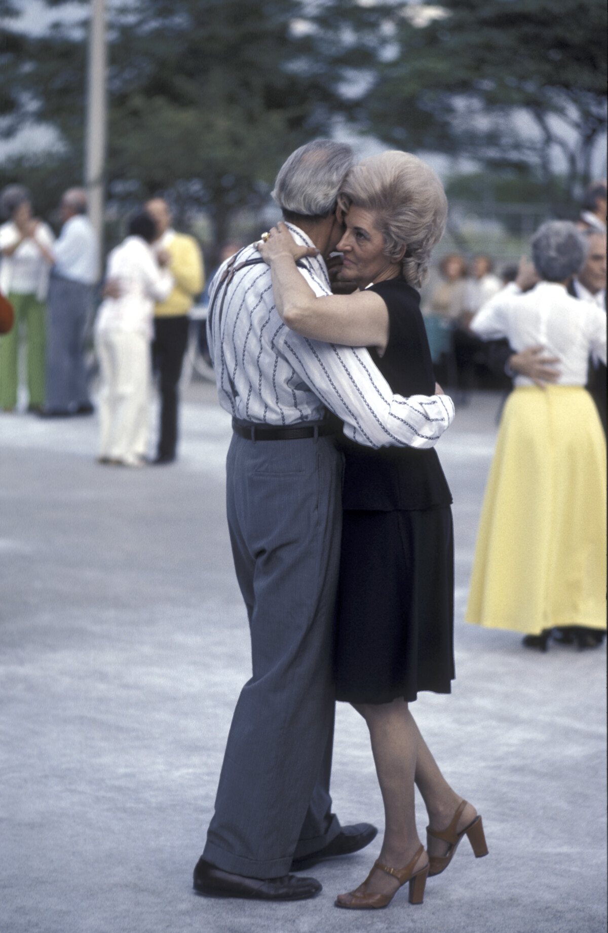 Couple dansant Detroit 1976